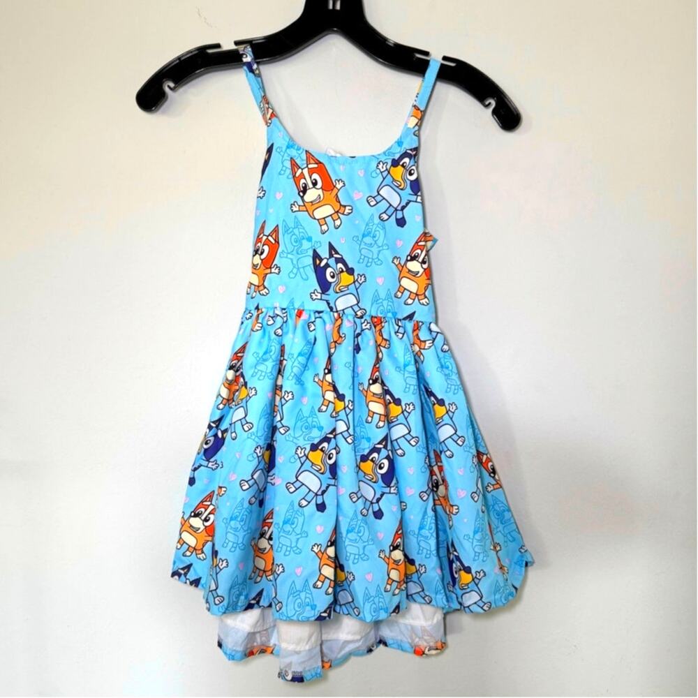 Spoiled & Flashy Bluey and Bingo Cartoon Dress 6T-7T